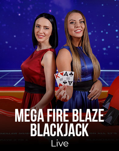 Mega Fire Blaze Blackjack Live